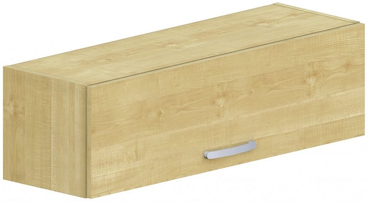 Horní skříňka s výklopnými dveřmi 100x32x30cm - Bílá