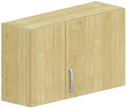 Horní skříňka rohová 100x32x60cm - Bílá