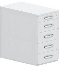 Stolový kontejner 43x80x75cm - Wenge