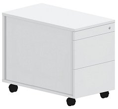 Mobilní kontejner bezúchytkový 43x80x59,5cm - Bílá