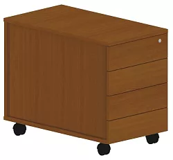 Mobilní kontejner bezúchytkový 43x80x59,5cm - Šedá