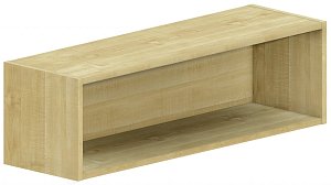 Horní skříňka otevřená 100x30x30cm - Bílá