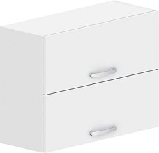 Horní skříňka s výklopnými dveřmi 100x32x60cm - Bílá