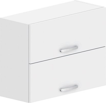 Horní skříňka s výklopnými dveřmi 100x32x60cm - Bílá