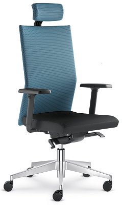 Kancelářšká židle Omega 295-SYS-F80-N6 - Tm.šedá