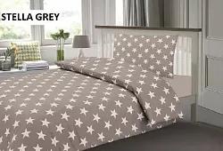 Bavlněné povlečení 140x200 + 70x90 - STELLA GREY - POSLEDNÍ KUSY