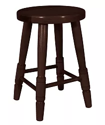 Dřevěný taburet v.45cm - Šedá