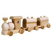 Maketa vláček z masivního buku