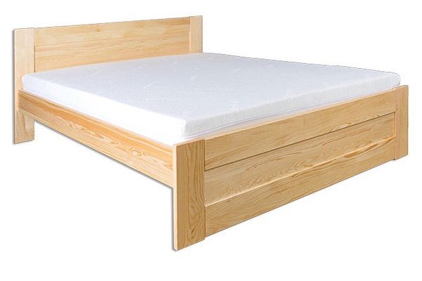Postel z masivní borovice, dvoulůžko 180x200cm - Borovice