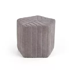 Taburet 45x45x40cm - Šedá