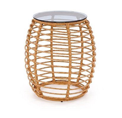 Zahradní stolek 48x56cm - Přírodní