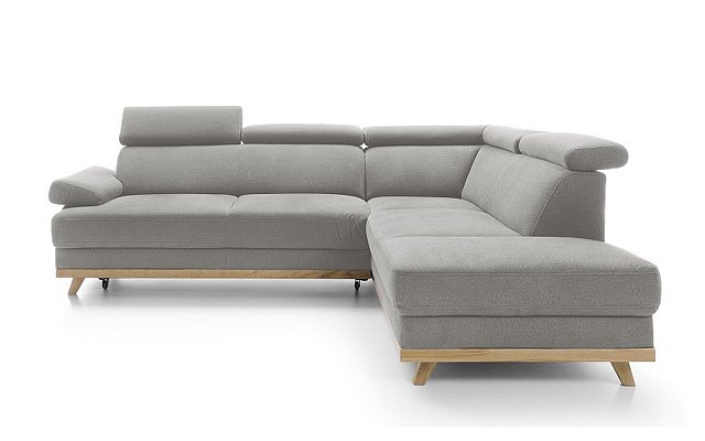 MEMO rohová sedací souprava, orientace pravá strana 255x206x82 - Šedá