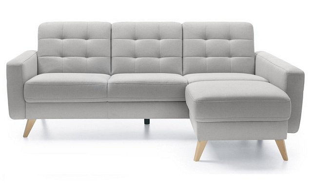 NAPPA rohová sedací souprava 222x156x87 - Šedá