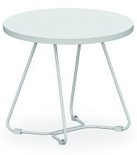 Konferenční stolek K06 - pr.55cm - Bílá