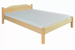 Postel z masivní borovice, dvoulůžko 140x200cm - Olše