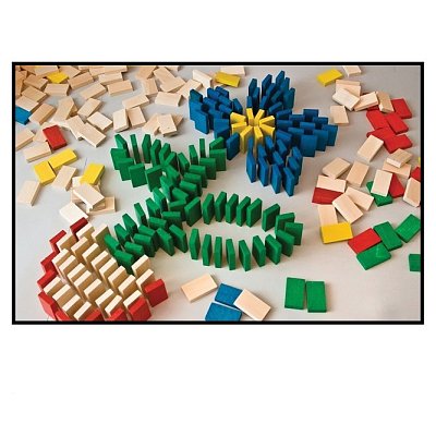 Domino barevné dřevěné 800 ks
