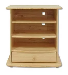 Televizní stolek RV107 z masivní borovice 72x44x84cm - Šedá