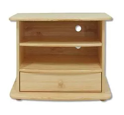 Televizní stolek RV108 z masivní borovice 72x44x65cm - Šedá