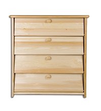 Botník s výklopnými zásuvkami z masivní borovice 72x40x80cm - Borovice