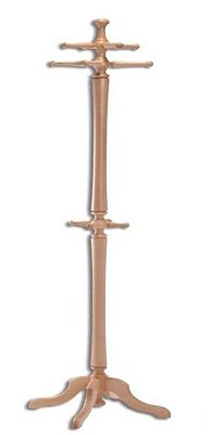 Věšák dřevěný stojanový z masivního buku v.186cm - Buk