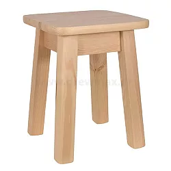 Dřevěný taburet v.45cm - Ořech