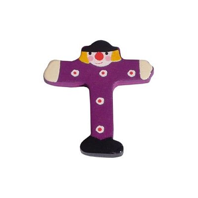 Dřevěné písmenko T (3,6 cm)