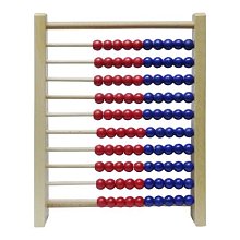 Dřevěné počítadlo - Vertikálně dělené