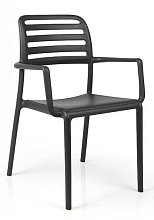 Plastové křesílko COSTA - Antracite