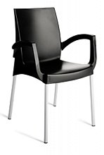 Plastové křesílko BOULEVARD křesílko - Antracite