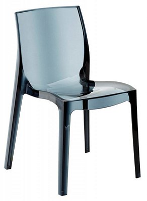 Plastová židle FEMME FATALE - Transparente