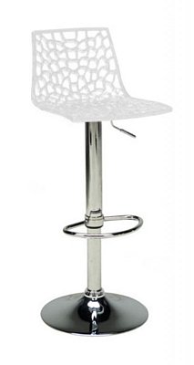 Barová židle - SPIDER bar - Lesk bianco