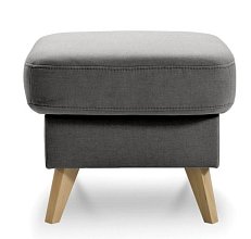 Taburet Nappa 56x56x45 - Šedá