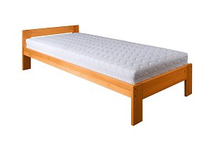 Postel z masivního buku, jednolůžko 80x200cm - Buk-olše