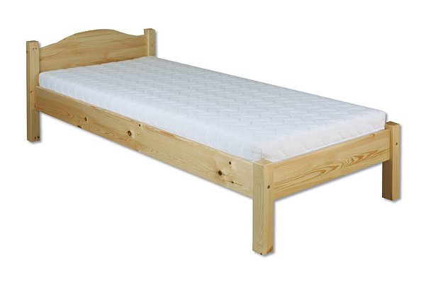 Postel z masivní borovice, jednolůžko 80x200cm - Borovice