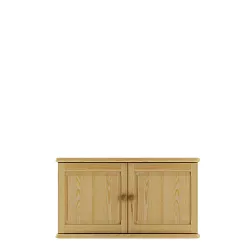 Skříňový nástavec z masivní borovice 90x57x50cm - Šedá