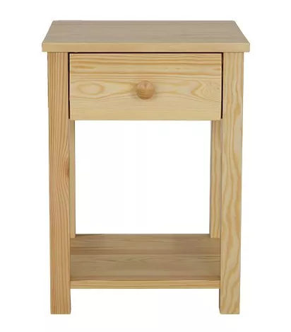 Noční stolek z masivní borovice 40x36x55cm - Borovice - POSLEDNÍ KUSY
