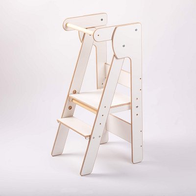 Učící věž skládací 41x47x88cm - White