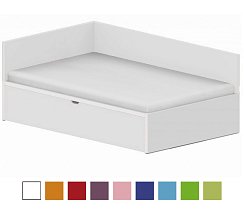 Dětská postel 120x200cm s úložným prostorem Ema - Brilliant white