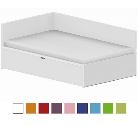 Dětská postel 120x200cm s úložným prostorem Ema - Brilliant white