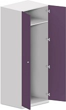 Šatní skříň 80x62x205cm - Brilliant white