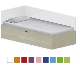 Dětská postel 90x200cm s úložným prostorem Ema - Chilli red