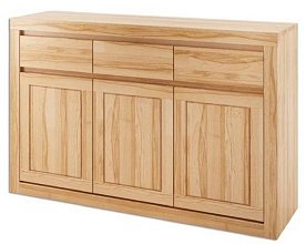 Komoda kombinovaná z přírodního buku 140x41x90cm - Geteborg