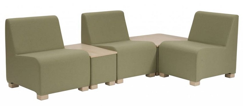 Křeslo - Trio 100 - Sv.modrá