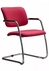 Konferenční židle 2180/S Magix - koženka modrá