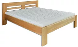 Postel z masivního buku, dvoulůžko 180x200cm - Buk-bělený