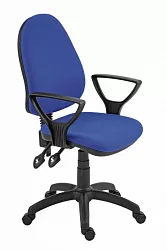 Kancelářská židle Panther ASYN - koženka modrá