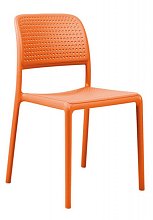 Plastová židle - BORA - Arancio
