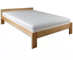 Postel z masivního buku, dvoulůžko 160x200cm - Buk-bělený