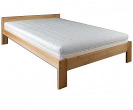 Postel z masivního buku, dvoulůžko 180x200cm - Buk-bělený