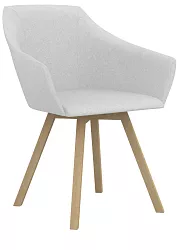 Čalouněné křesílko Wind Wood - Hnědá